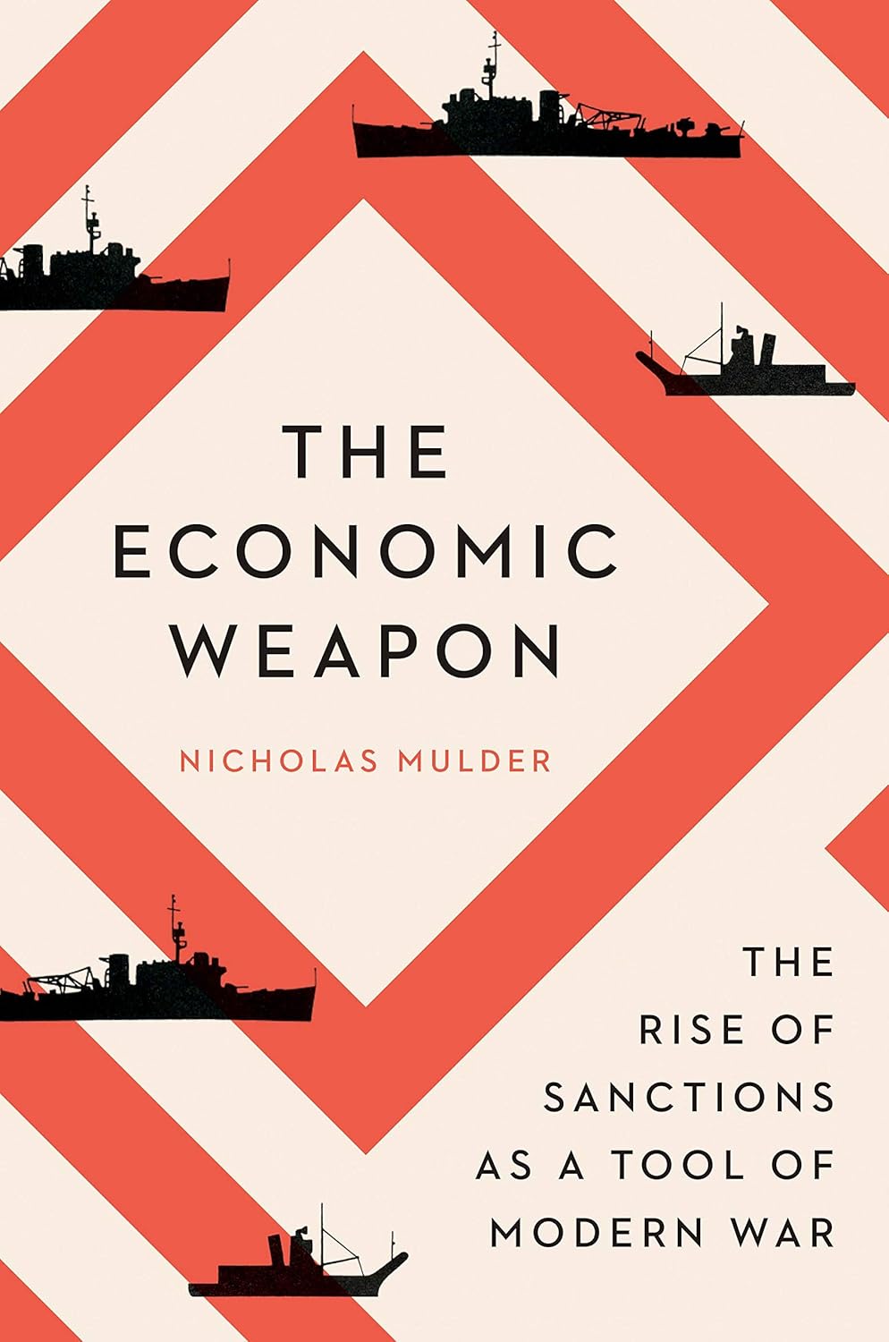 Book cover of 'The Economic Weapon' with silhouettes