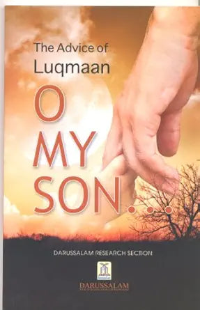 Book cover of 'O My Son' by Luqmaan with a hand reaching out against a sunset sky.
