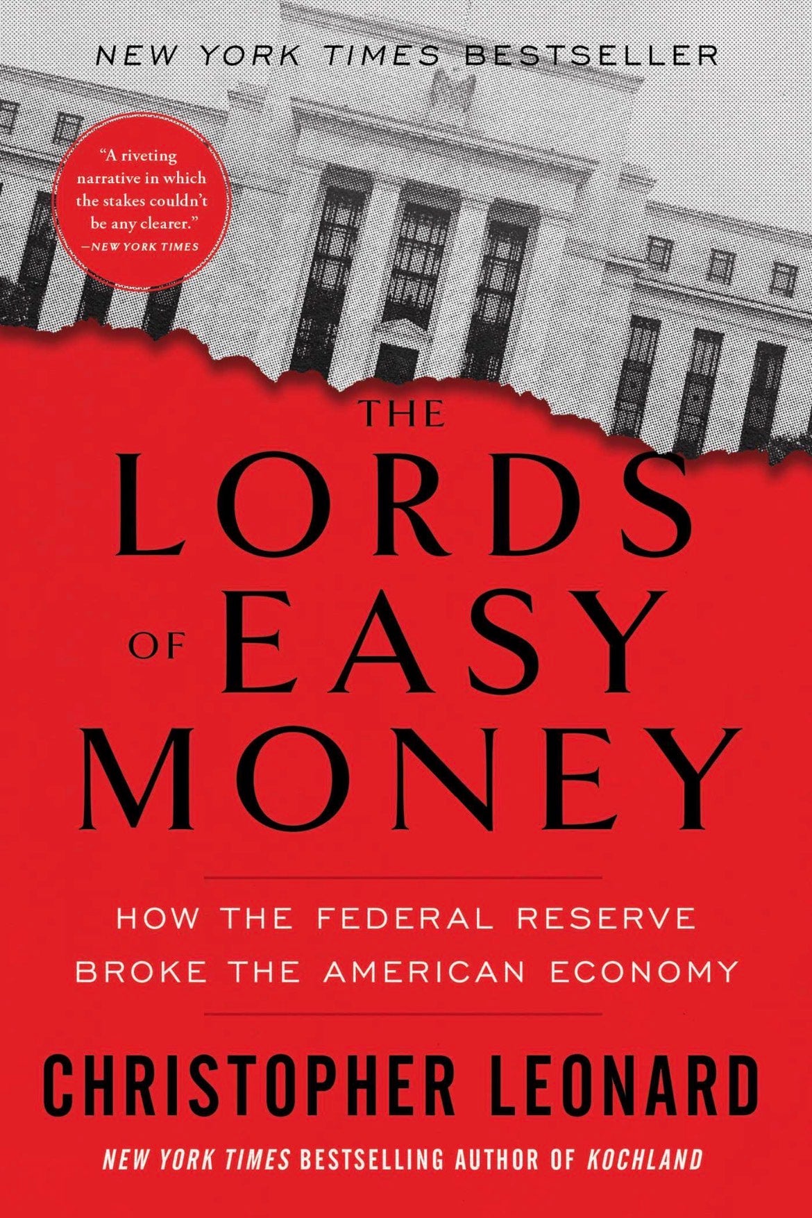 The Lords of Easy Money
By Christopher Leonard