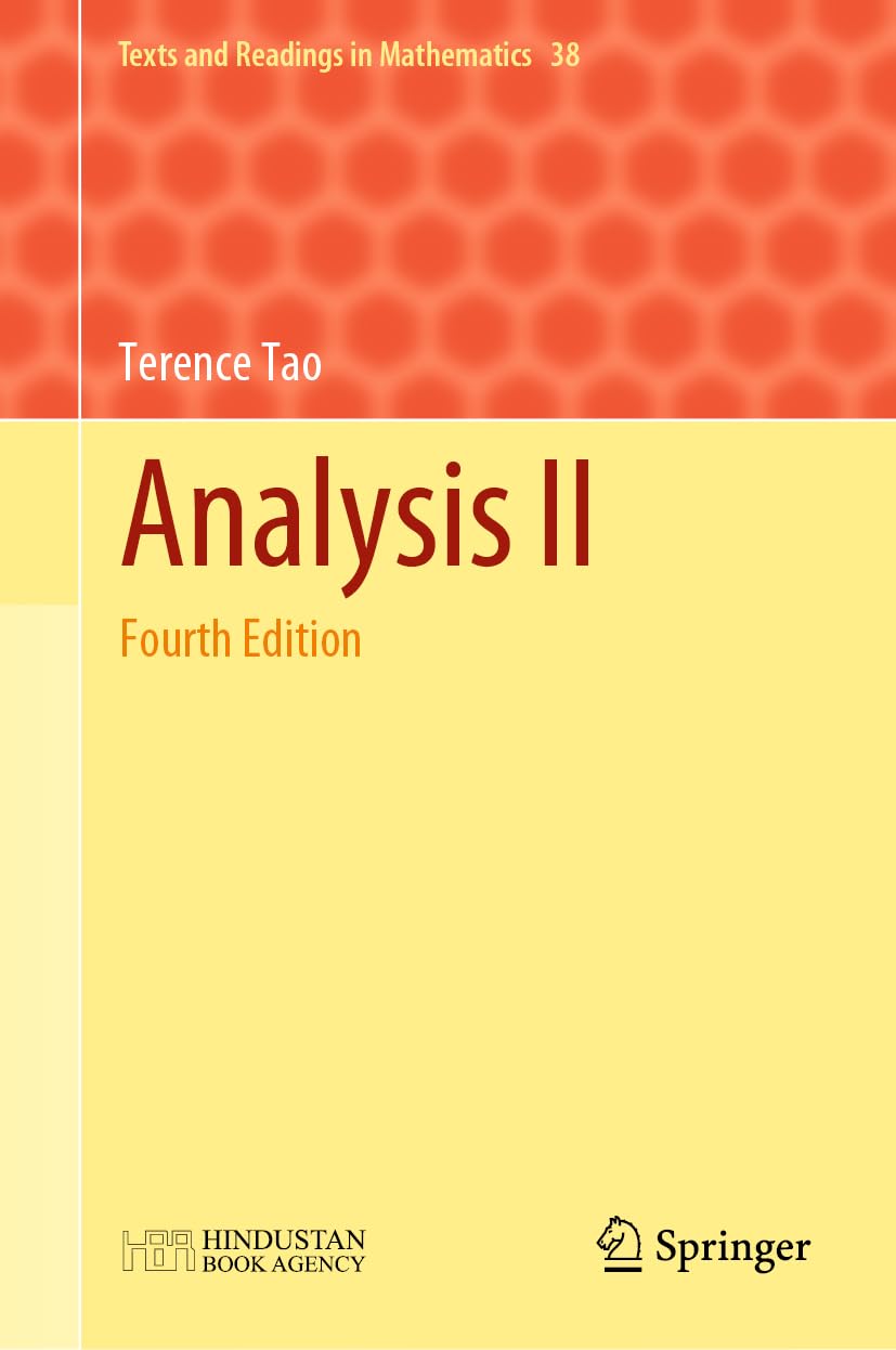 Analysis II: Fourth Edition by Terence Tao