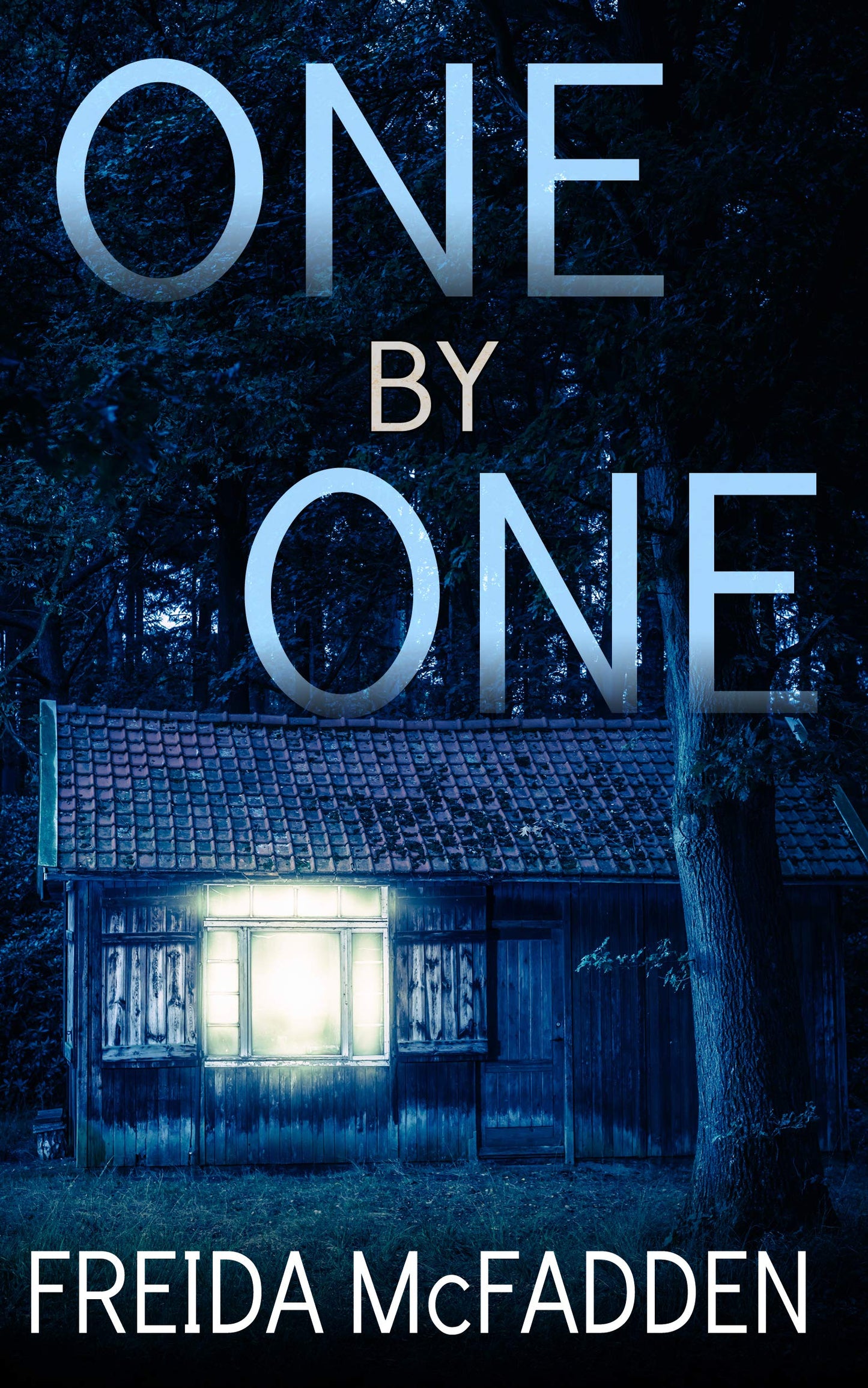 Book cover of 'One by One' by Freida McFadden