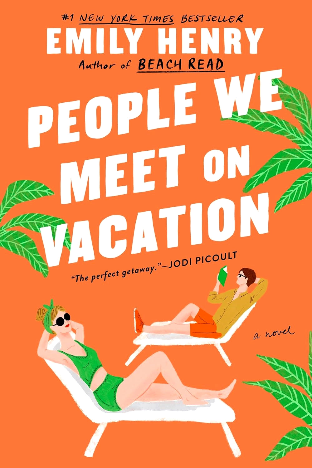 Book cover of 'People We Meet on Vacation' by Emily Henry