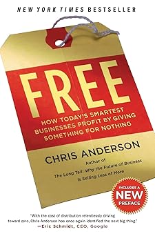 Book cover of 'Free' by Chris Anderson with a red and gold design.