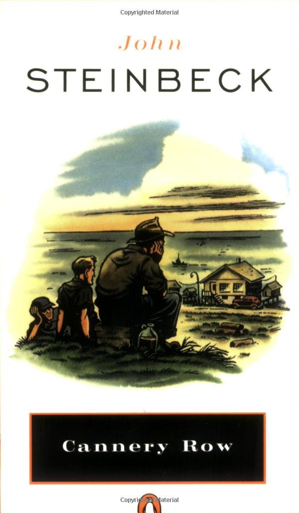 Book cover of 'Cannery Row' by John Steinbeck