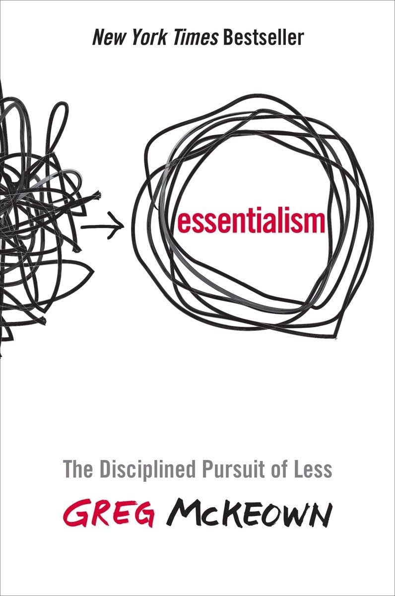 Book cover of 'Essentialism' by Greg McKeown