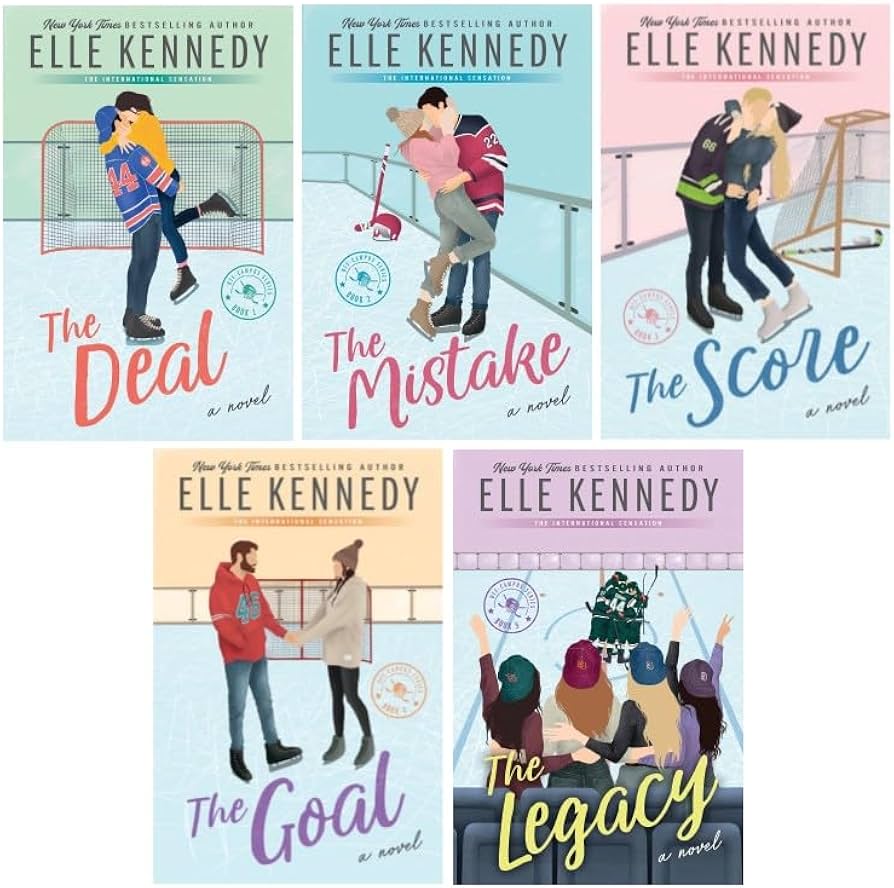 Collection of book covers by Elle Kennedy
