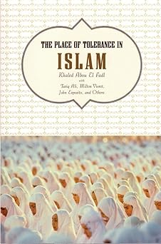 Book cover of 'The Place of Tolerance in Islam' with a patterned background