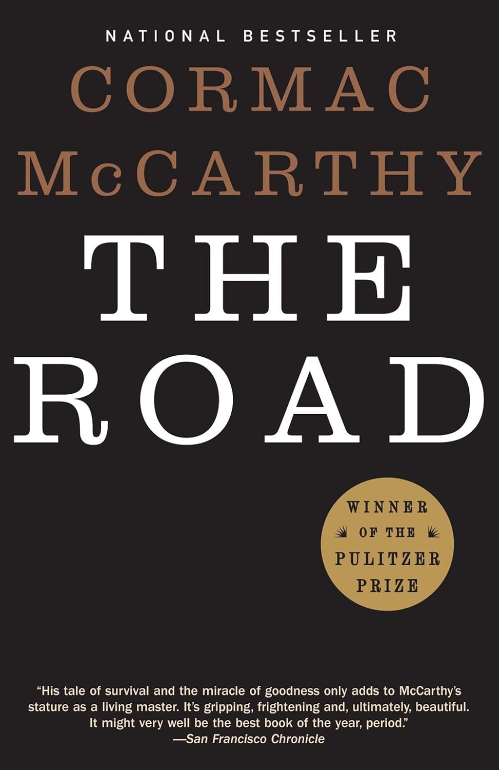 The Road book by Cormac McCarthy novel cover