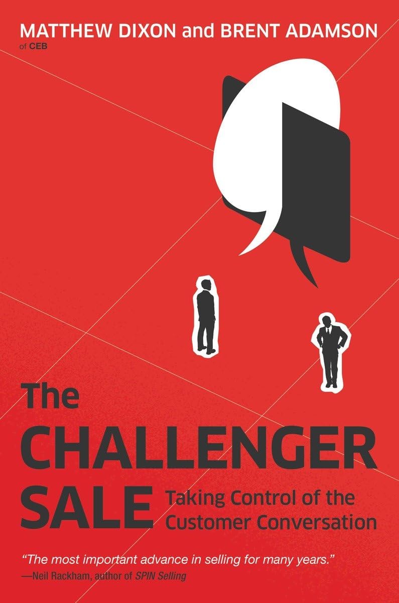 Book cover of 'The Challenger Sale'