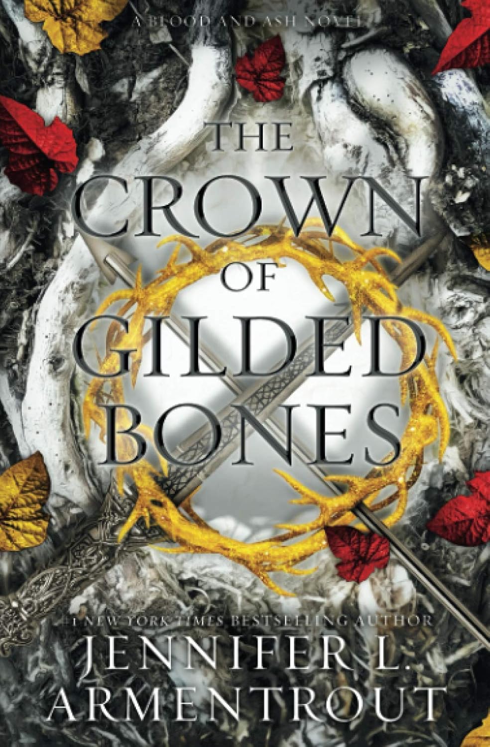 Book Cover 'The Crown of Gilded Bones by Jennifer L. Armentrout'