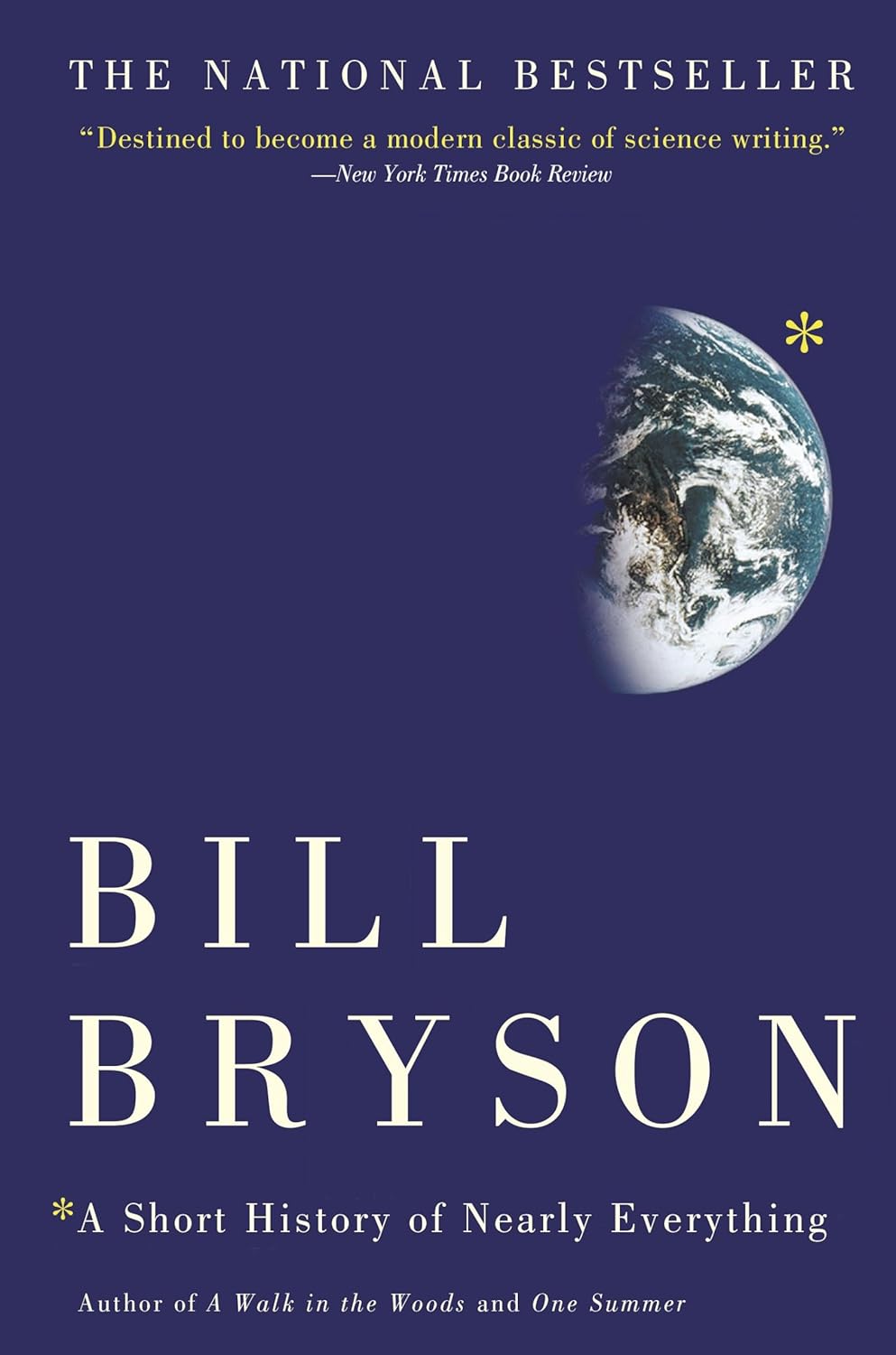 Book cover of 'A Short History of Nearly Everything' by Bill Bryson