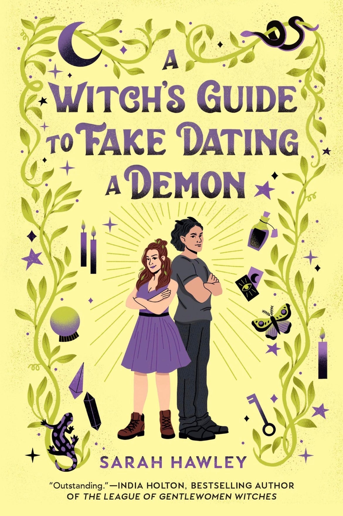 A Witch’s Guide to Fake Dating a Demon By Sarah Hawley