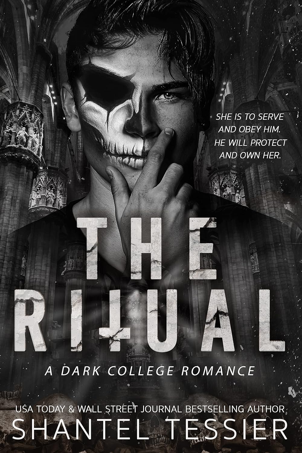 Book cover of 'The Ritual' with a dark theme and text