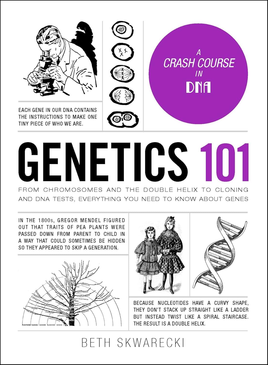 Genetics 101: From Chromosomes and the Double Helix to Cloning and DNA Tests, Everything You Need to Know about Genes (Adams 101 Series)