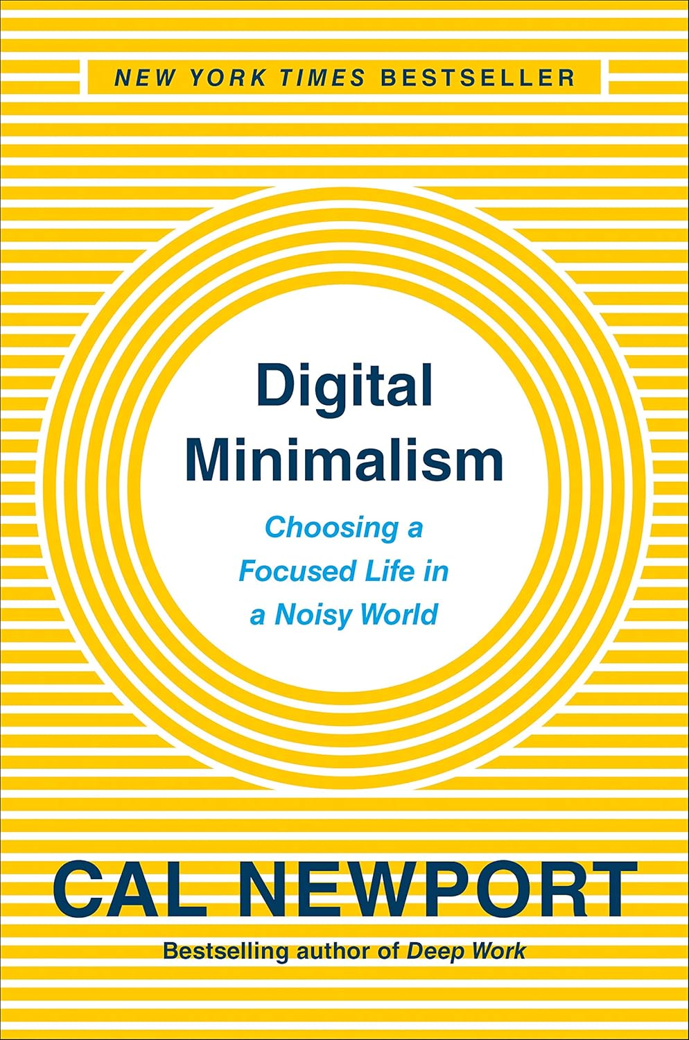 Book cover of 'Digital Minimalism' by Cal Newport
