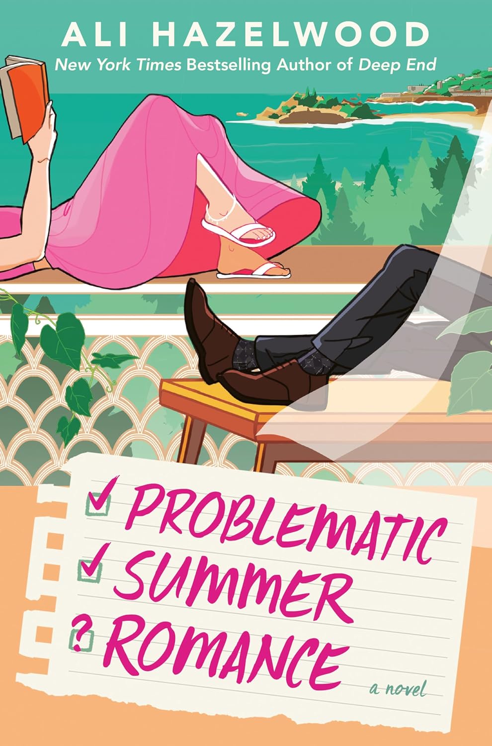 Book cover of 'Problematic Summer Romance' by Ali Hazelwood.