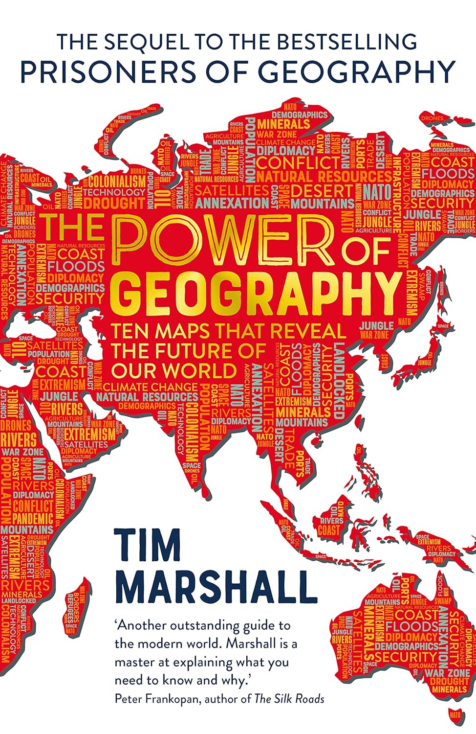 Book cover of 'The Power of Geography' by Tim Marshall