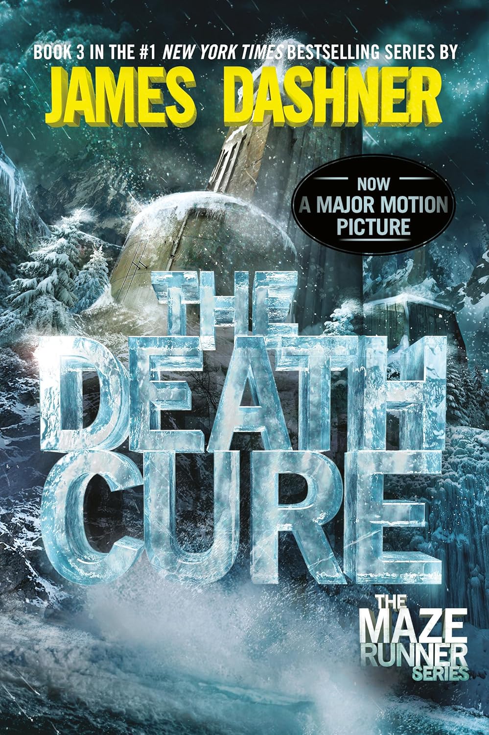 Book cover of 'The Death Cure' by James Dashner
