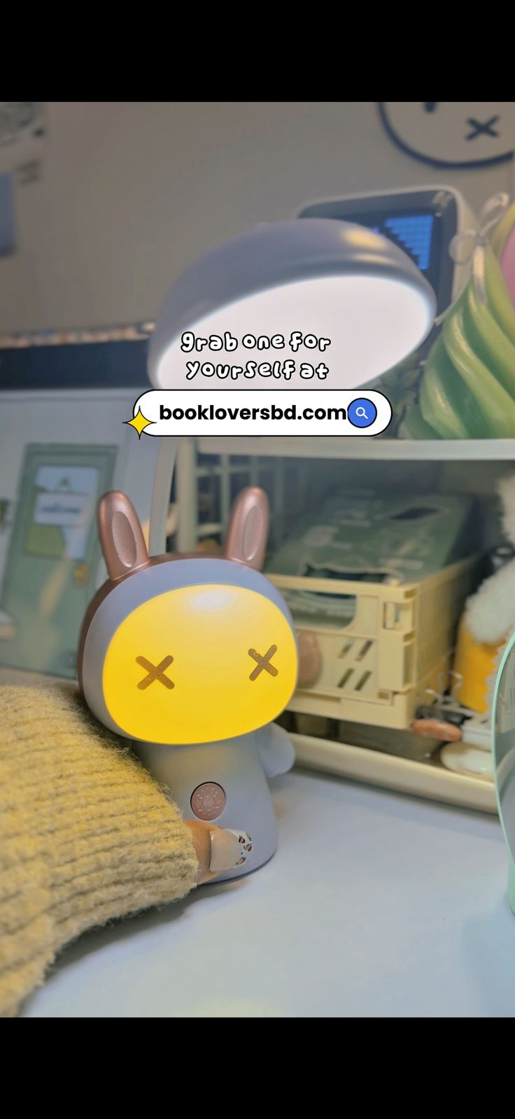 Cute Cartoon Desk Lamp || Bedroom || Reading Desk