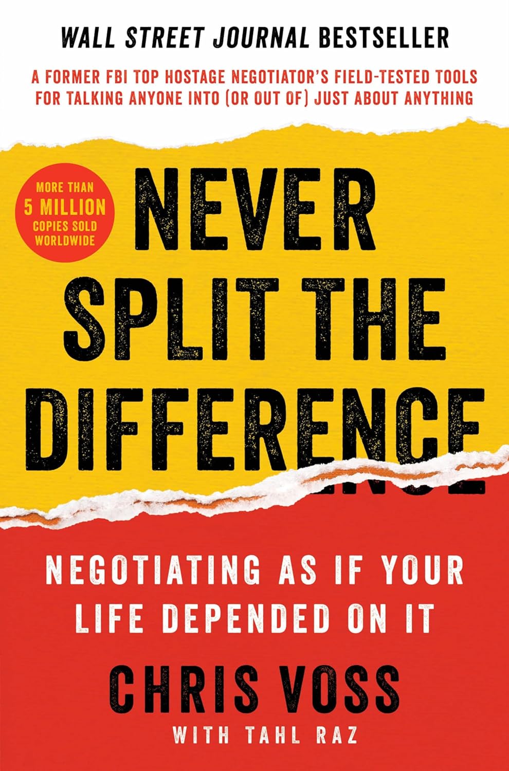 Never Split the Difference book by Chris Voss