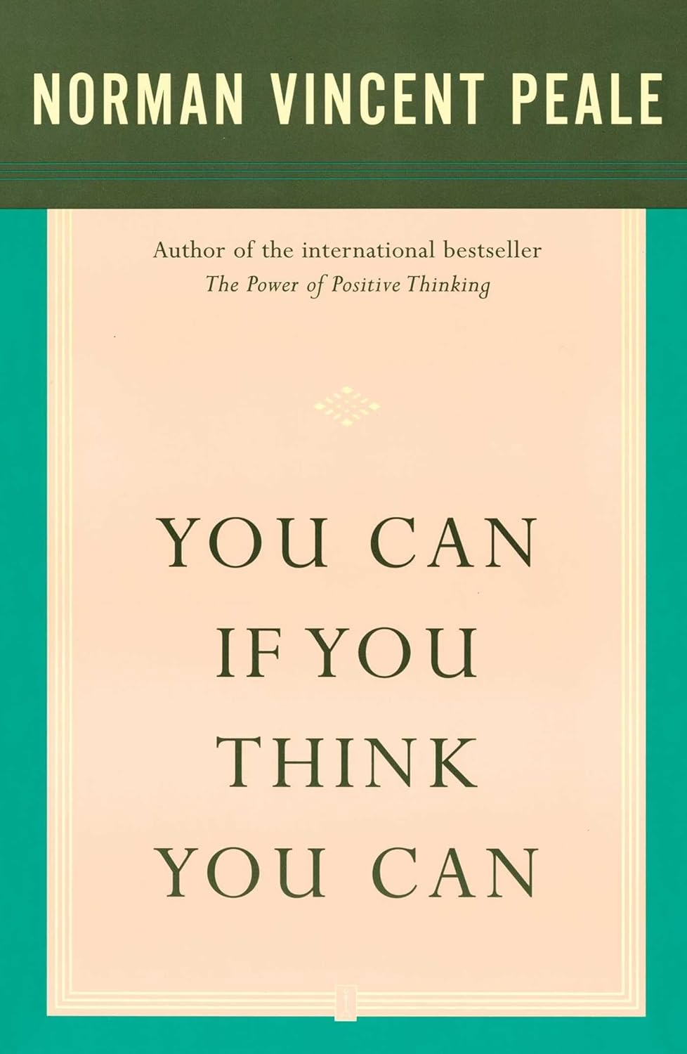 You Can If You Think You Can book by Norman Vincent Peale
