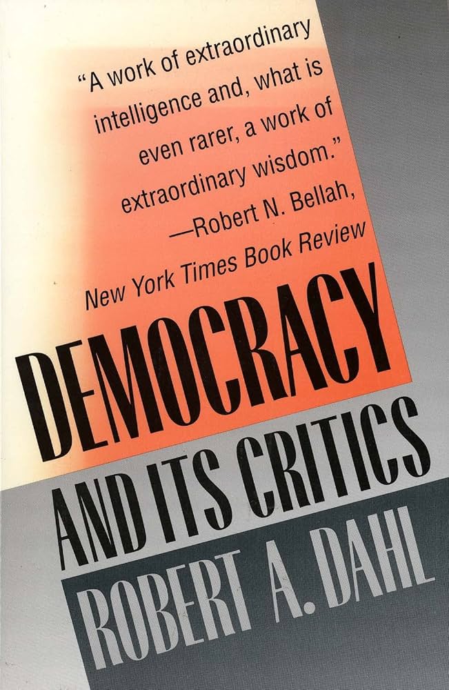 Democracy and Its Critics Book by Robert Dahl