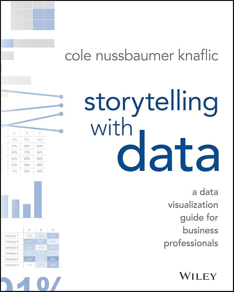 Storytelling with Data: A Data Visualization Guide for Business Professionals
Book by Cole Nussbaumer Knaflic