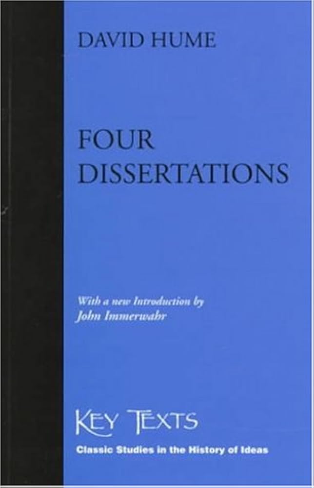 Four Dissertations by David Hume