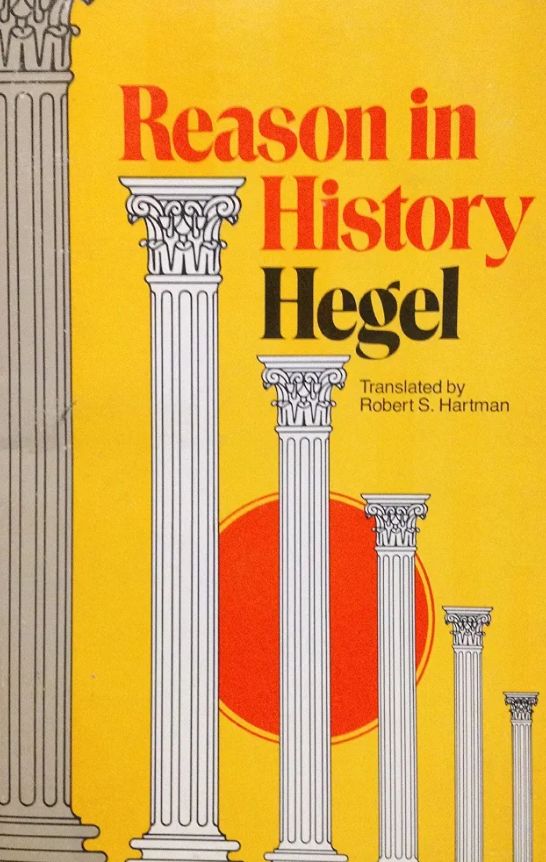 Reason in History Book by Georg Wilhelm Friedrich Hegel