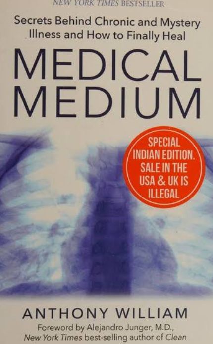 Medical Medium Book by Anthony William