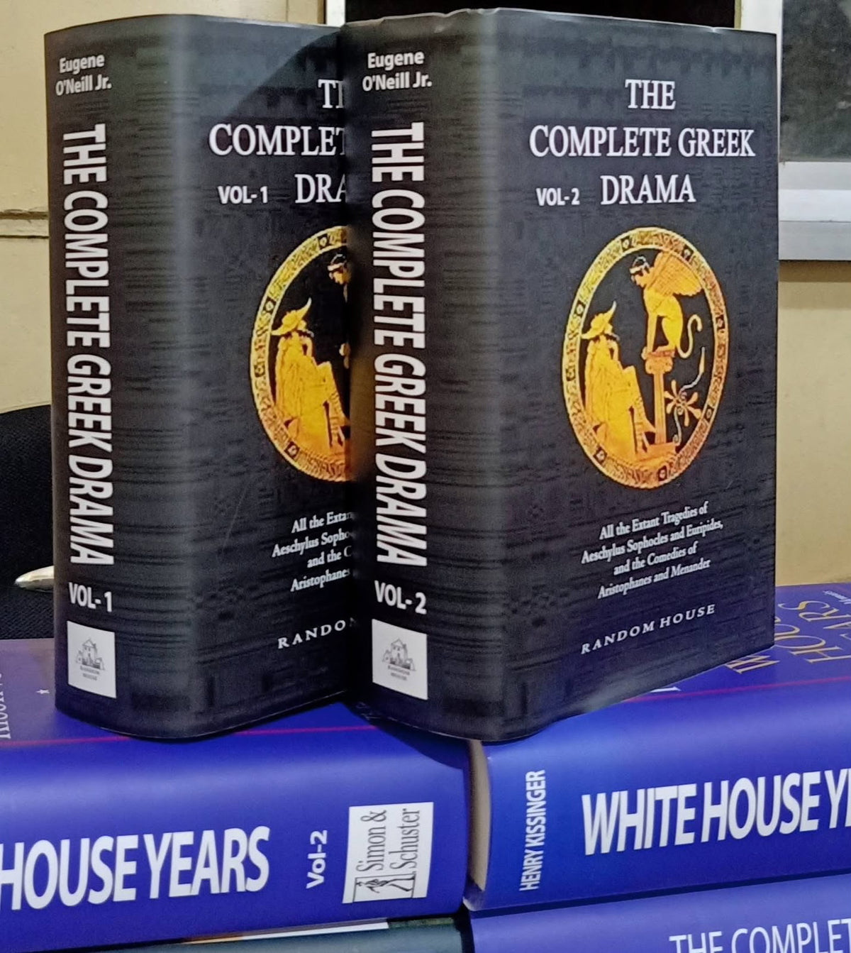 The Complete Greek Drama (Vol-1 & Vol-2) by Eugene O'Neill Jr. and Whitney J. Oates