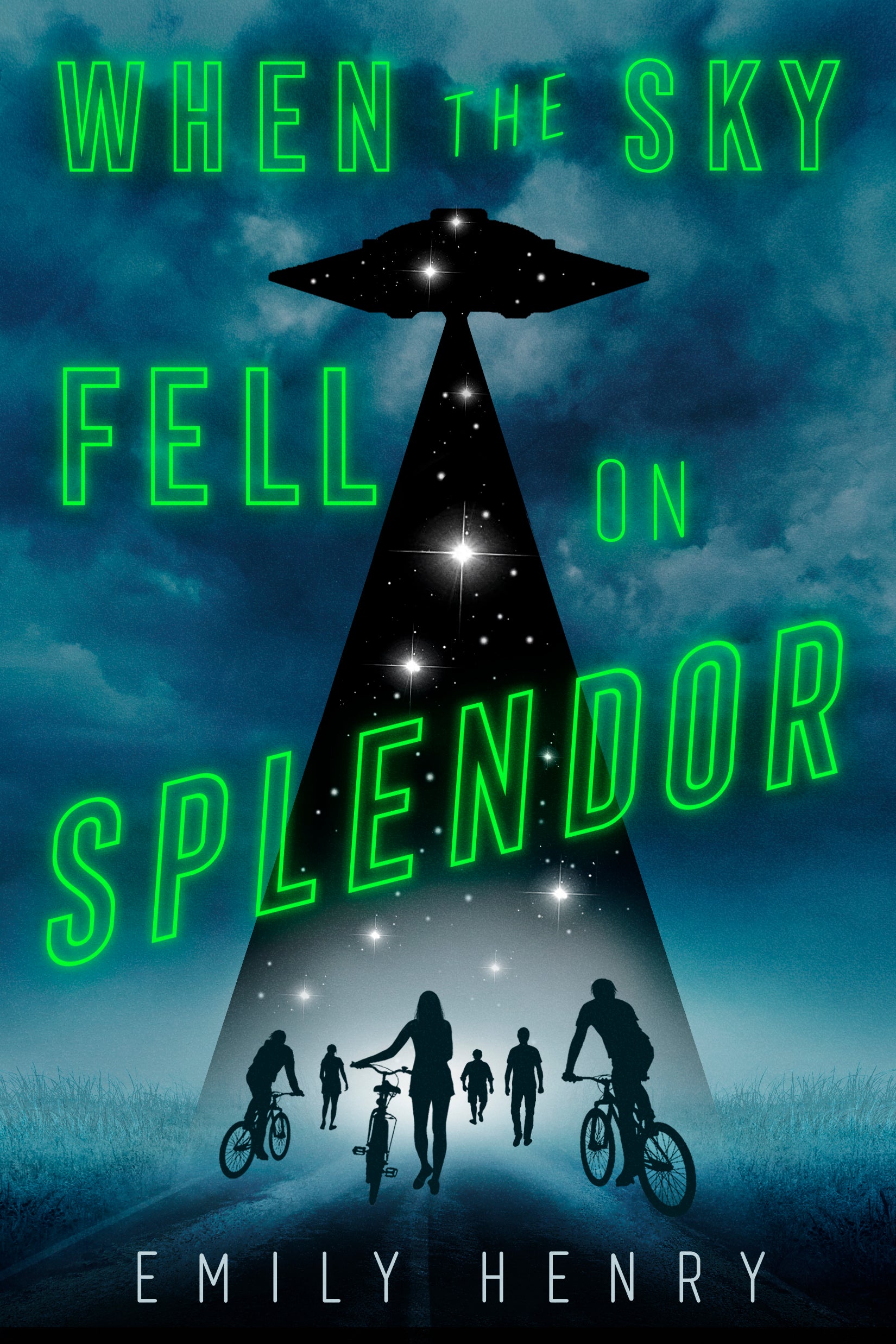 Book cover of 'When the Sky Fell on Splendor' by Emily Henry
