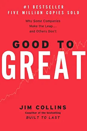 Book cover of 'Good to Great' by Jim Collins