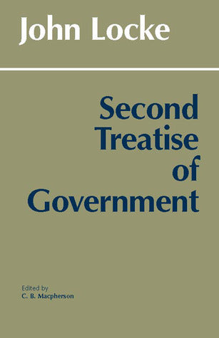 Book cover of 'Second Treatise of Government by John Locke'