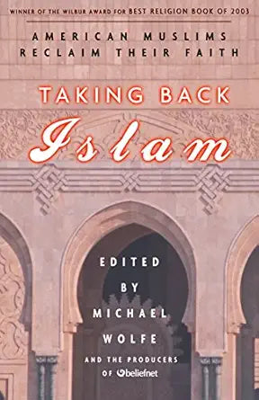 Book cover of 'Taking Back Islam' with architectural design elements.
