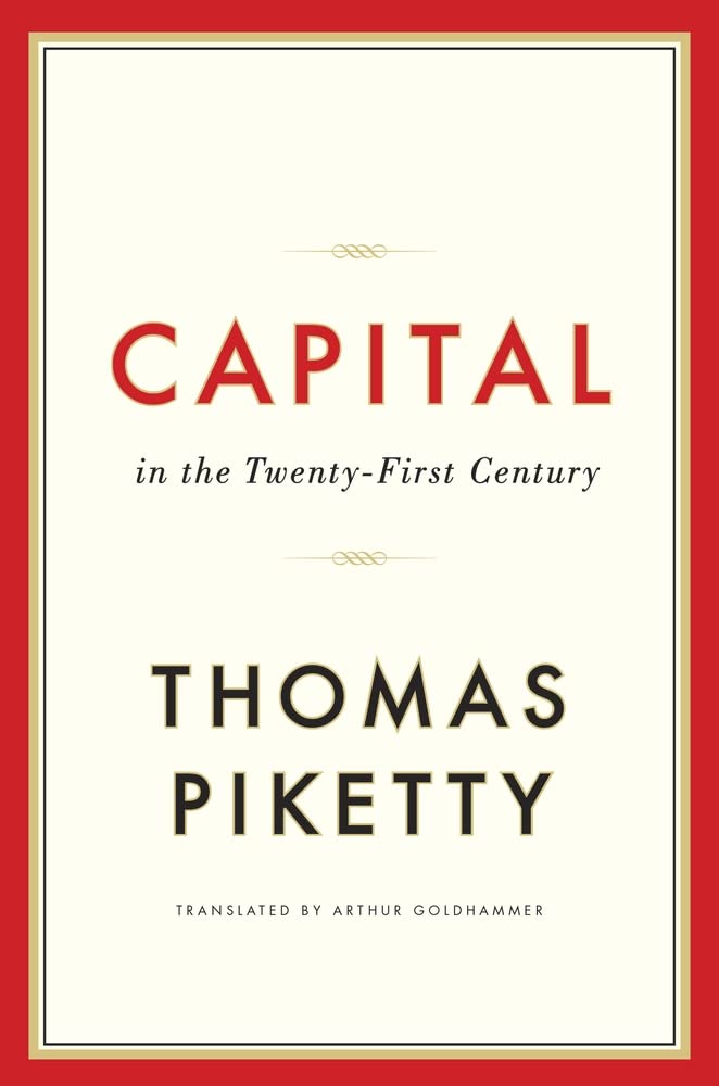 Book cover of 'Capital in the Twenty-First Century' by Thomas Piketty