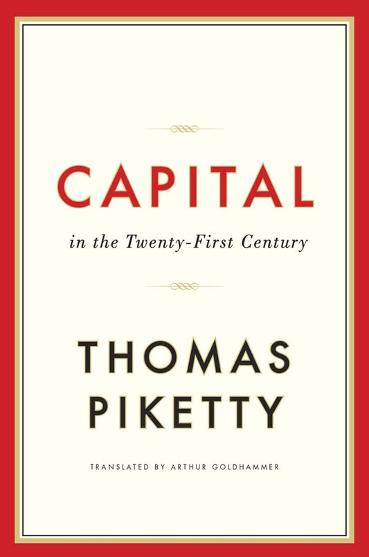 Book cover of 'Capital in the Twenty-First Century' by Thomas Piketty