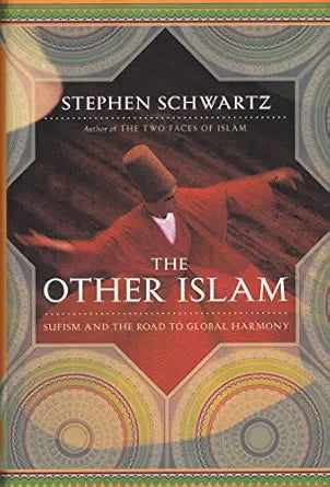 Book cover of 'The Other Islam' by Stephen Schwartz with a person in a red robe and headscarf on a dark background.