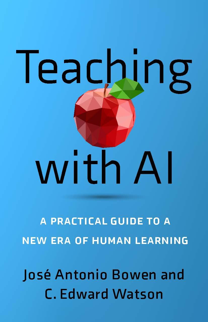 Book cover of 'Teaching with AI