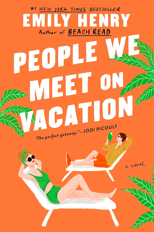 Book cover of 'People We Meet on Vacation' by Emily Henry 