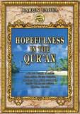 Book titled 'Hopefulness in the Quran' with a decorative cover