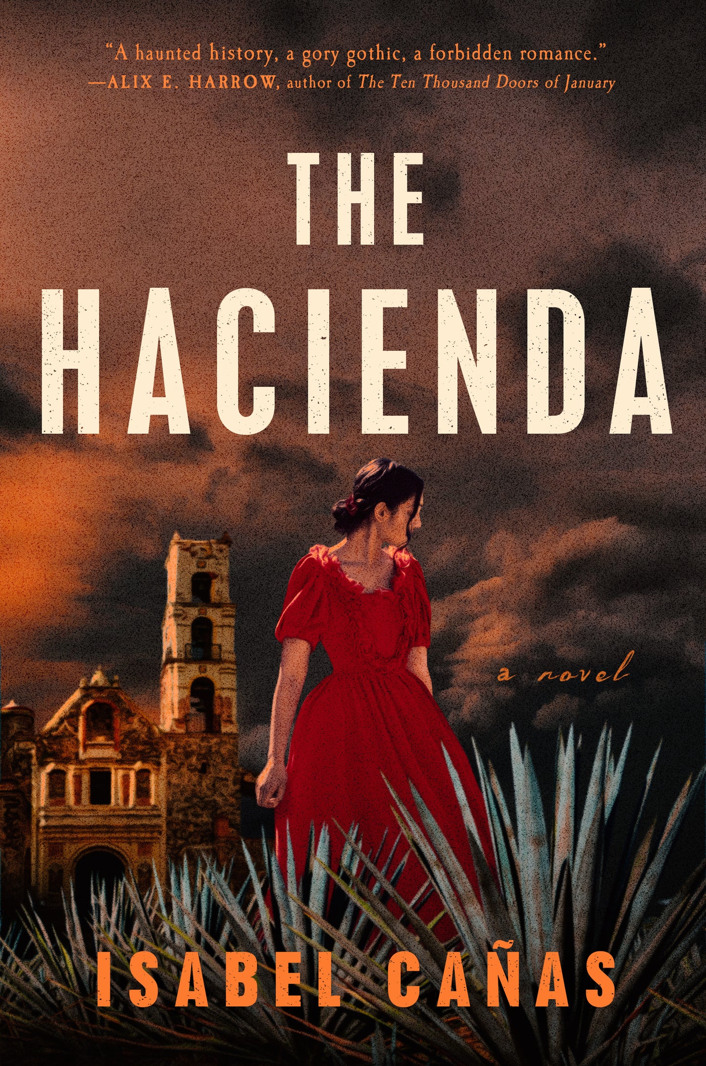Book cover of 'The Hacienda by Isabel Cañas'