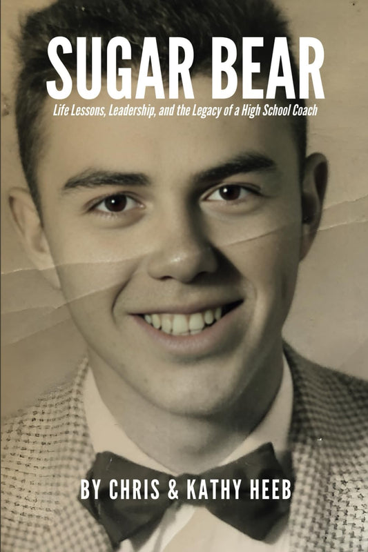 Book cover of 'Sugar Bear' with a sepia-toned portrait of a young man.