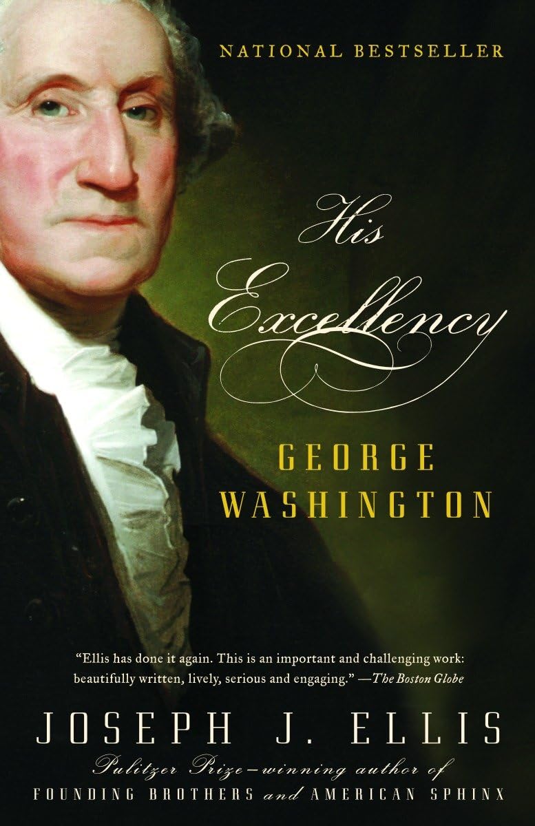 Book cover of 'His Excellency George Washington' by Joseph J. Ellis
