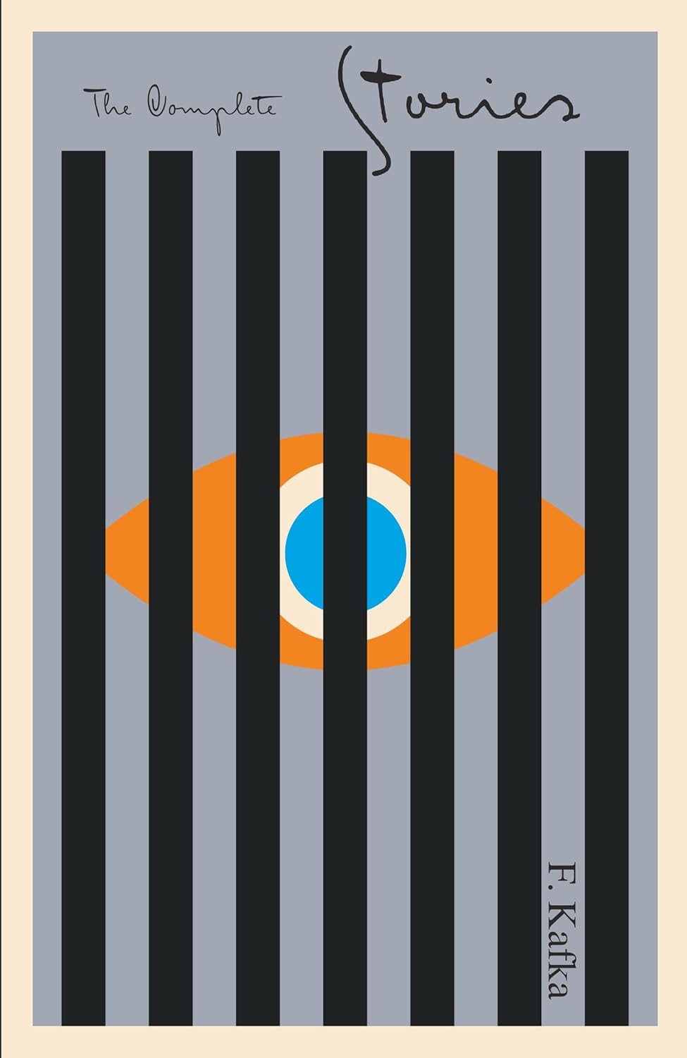 Book cover with geometric design and text on a gray background