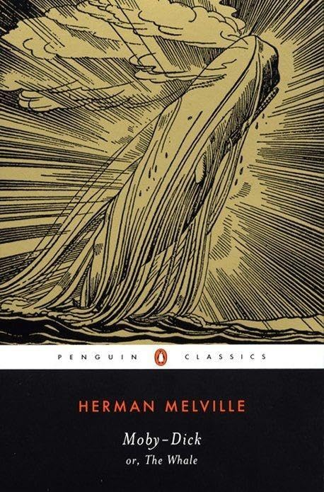 Moby-Dick novel cover by Herman Melville classic literature