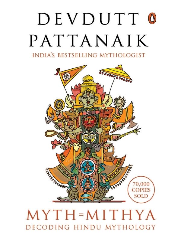 Book cover of 'Myth=Mithya' by Devdutt Pattanaik