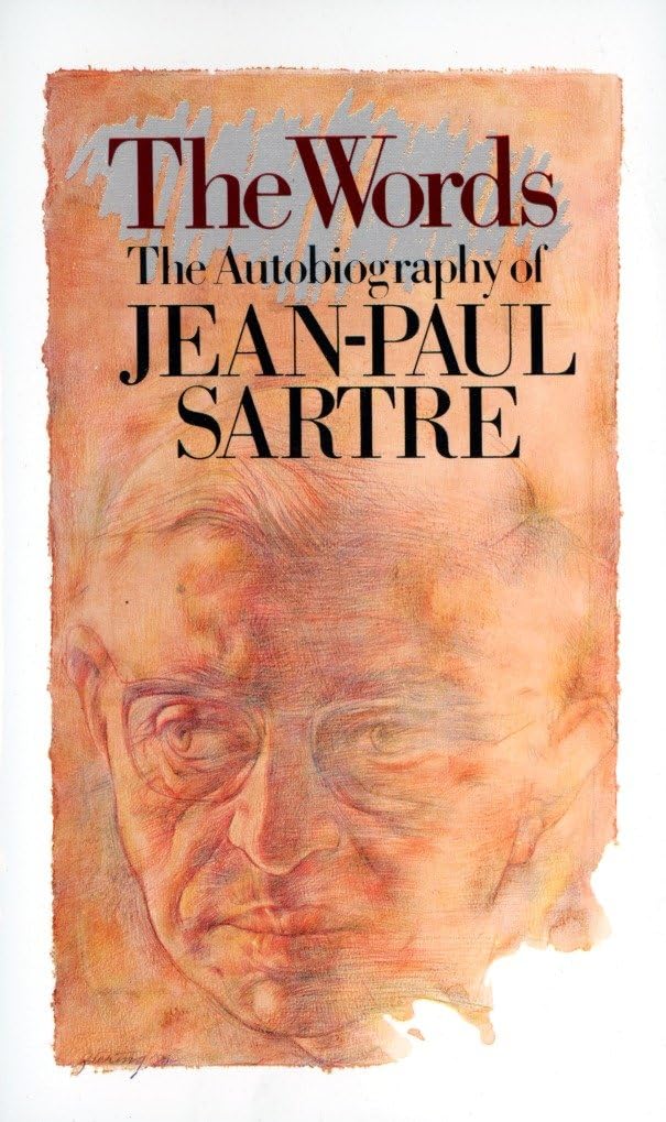Book cover of 'The Words: The Autobiography of Jean-Paul Sartre'
