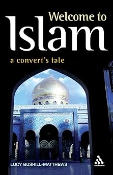 Book cover of 'Welcome to Islam: a convert's tale' with a mosque in the background