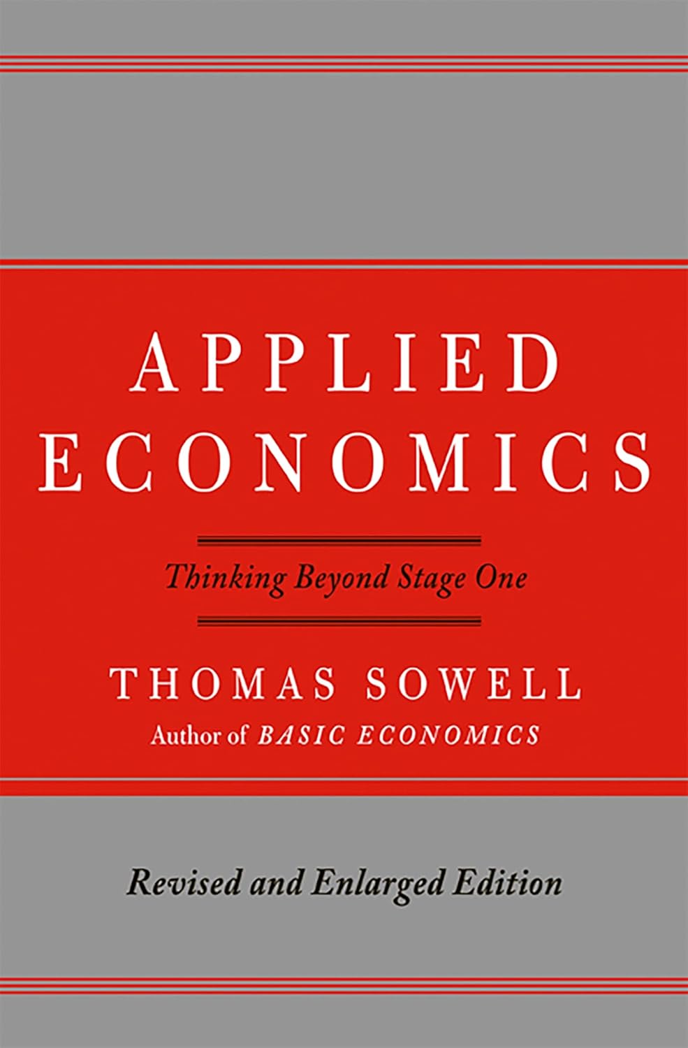 Book cover of 'Applied Economics' by Thomas Sowell
